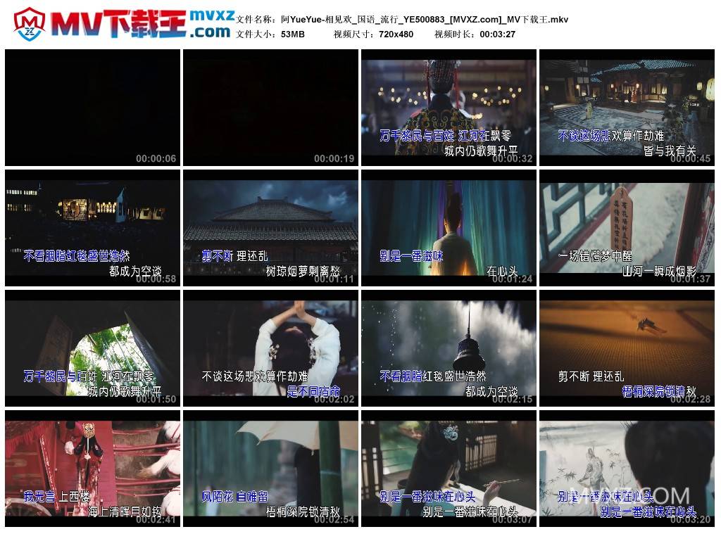 阿YueYue-相见欢_国语_流行_YE500883